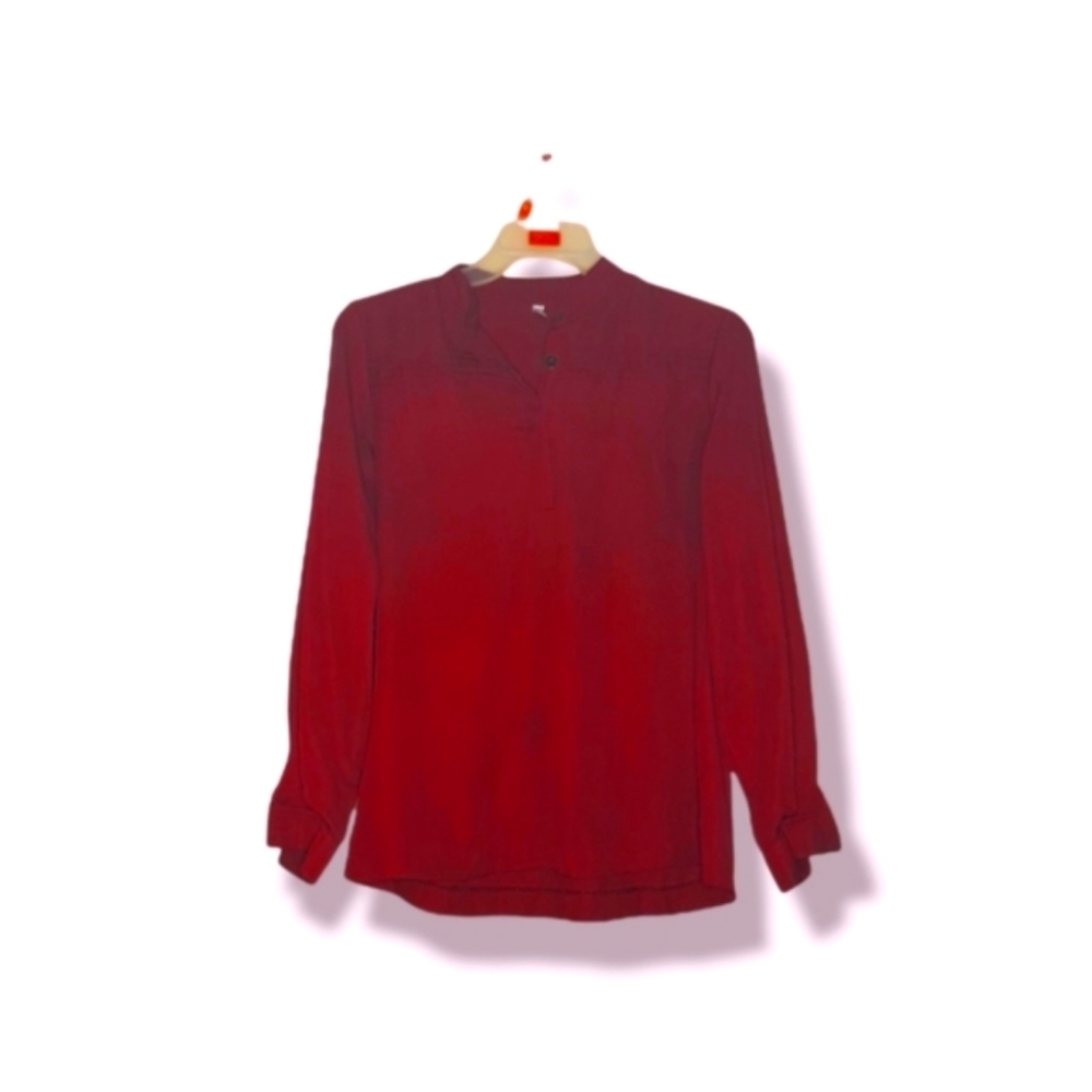 MAROON Button-Down Shirt